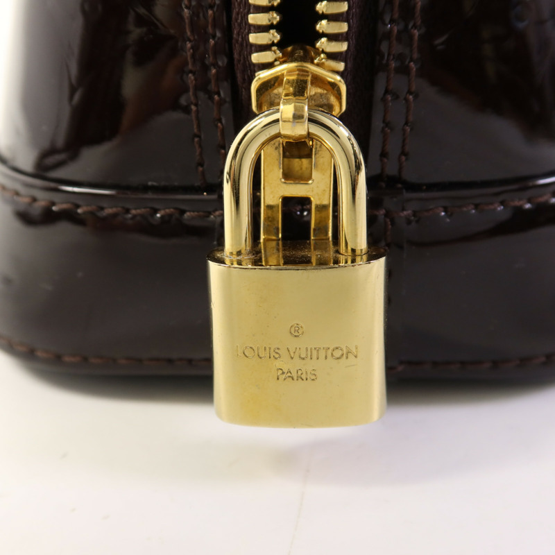 LOUIS VUITTON Vernis Alma BB金扣手挽肩背兩用袋-8