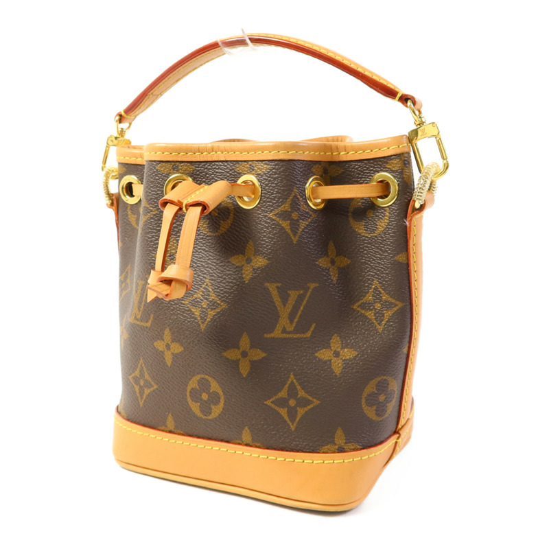 LOUIS VUITTON Monogram Nano Noe金扣手挽肩背兩用袋-2