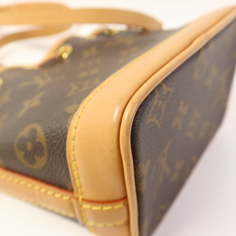 LOUIS VUITTON Monogram Nano Noe金扣手挽肩背兩用袋-11