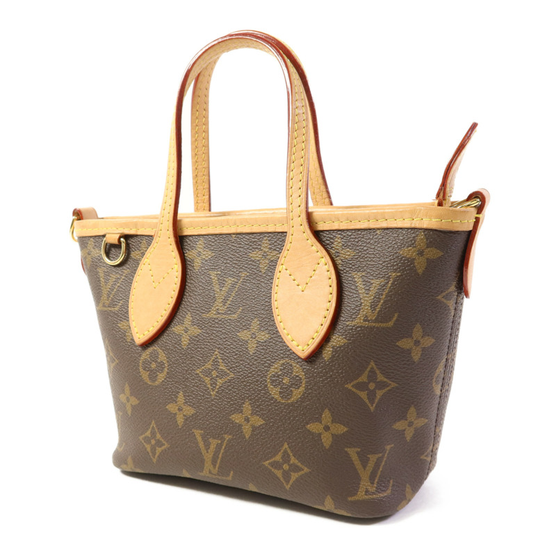 LOUIS VUITTON Monogram Neverfull BB金扣手挽肩背兩用袋-2