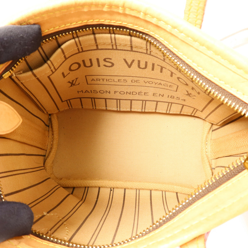 LOUIS VUITTON Monogram Neverfull BB金扣手挽肩背兩用袋-6