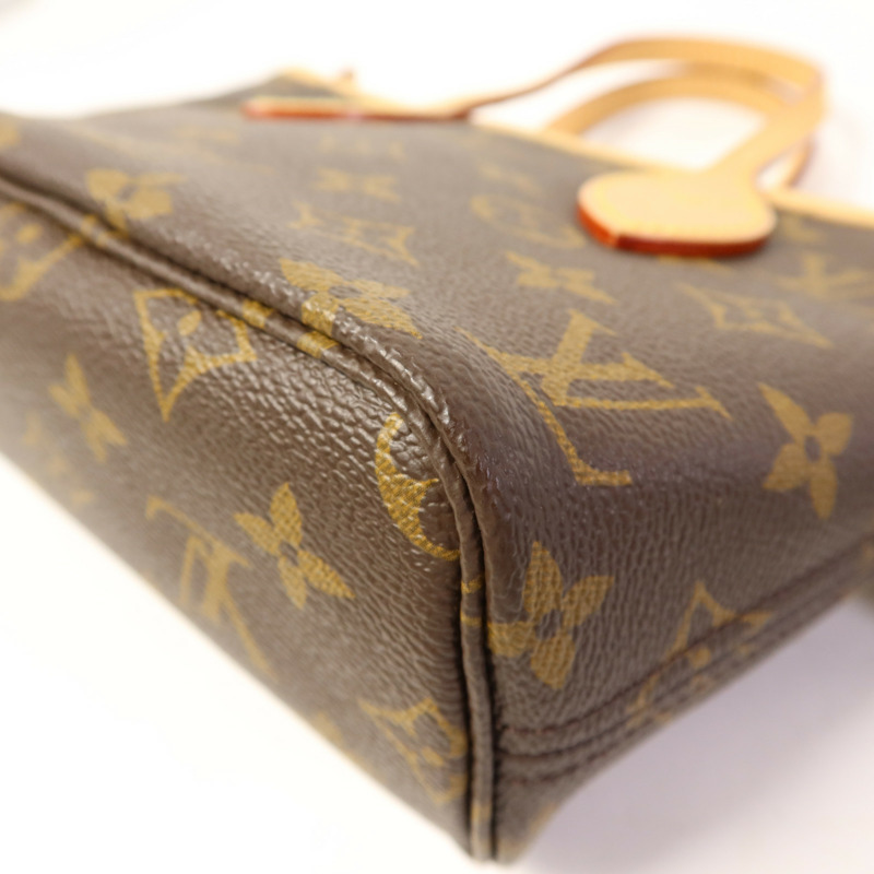 LOUIS VUITTON Monogram Neverfull BB金扣手挽肩背兩用袋-15
