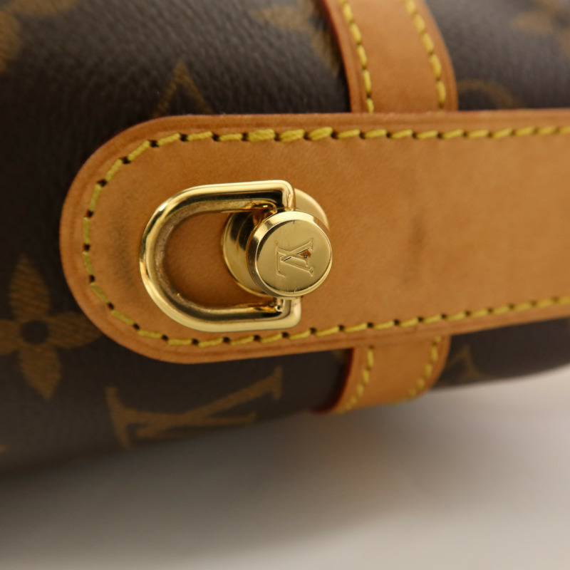 LOUIS VUITTON Monogram Duffle金扣手挽肩背兩用袋-9