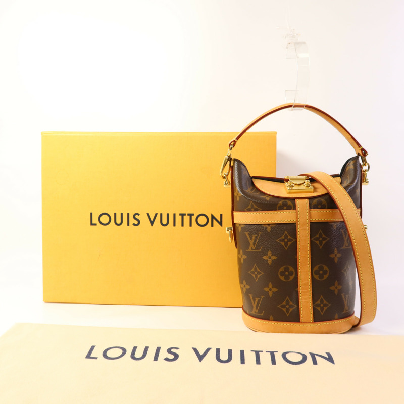 LOUIS VUITTON Monogram Duffle金扣手挽肩背兩用袋-20