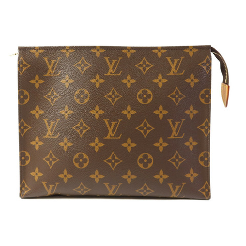 LOUIS VUITTON Monogram Poche Toilette金扣手拿包