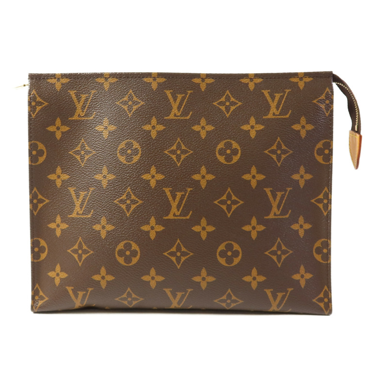LOUIS VUITTON Monogram Poche Toilette金扣手拿包-0