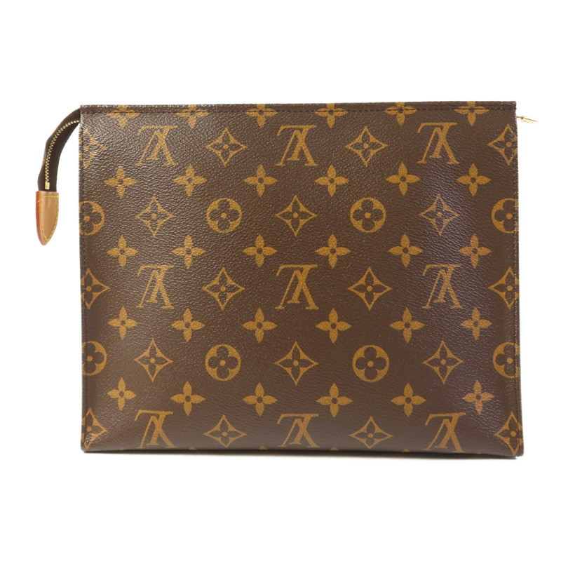 LOUIS VUITTON Monogram Poche Toilette金扣手拿包-1