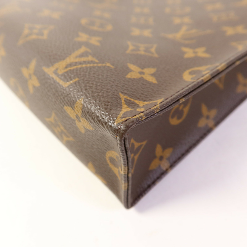 LOUIS VUITTON Monogram Poche Toilette金扣手拿包-8