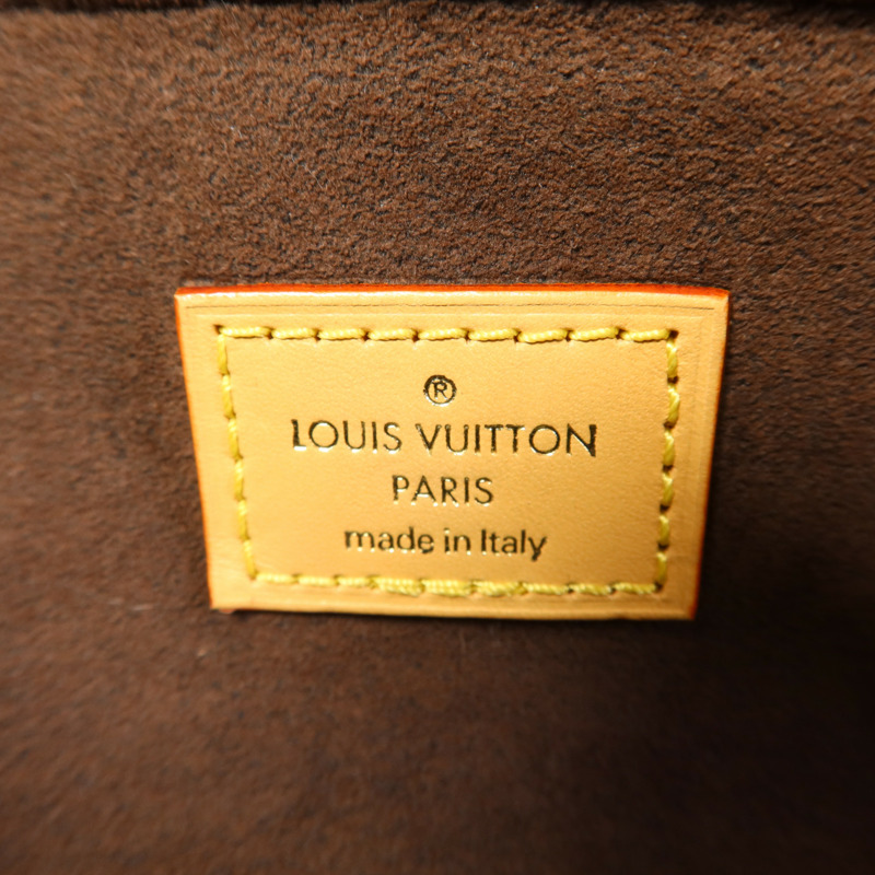 LOUIS VUITTON Monogram Mini Bumbag金扣手挽肩背兩用袋棕色-6