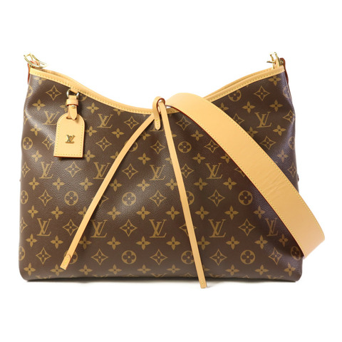 LOUIS VUITTON Monogram Carry All MM金扣肩背袋