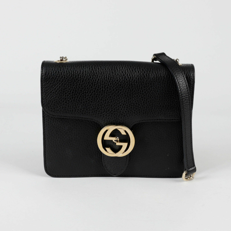 GUCCI 互扣式小鏈條單肩斜背包-0