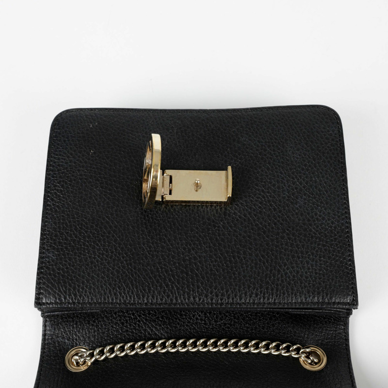 GUCCI 互扣式小鏈條單肩斜背包-7