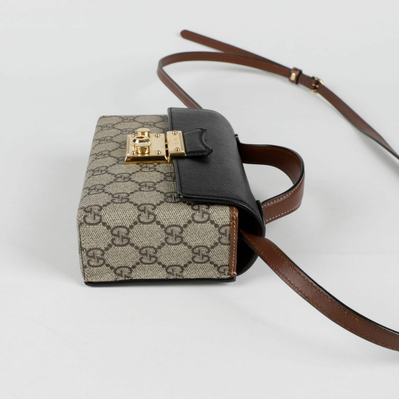 GUCCI 掛鎖迷你頂部提把托特單肩包 652683-5