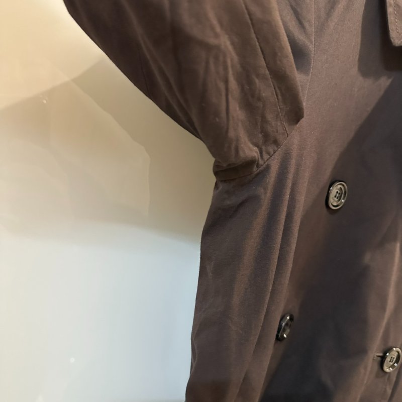 【美收精品】BURBERRY 深咖啡色風衣外套 4-137【隔月月中將轉賣至日本 上架期限30天】-4