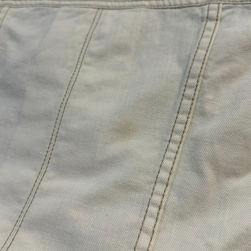 【美收精品】BURBERRY 米白牛仔外套 4-148【隔月月中將轉賣至日本 上架期限30天】-7