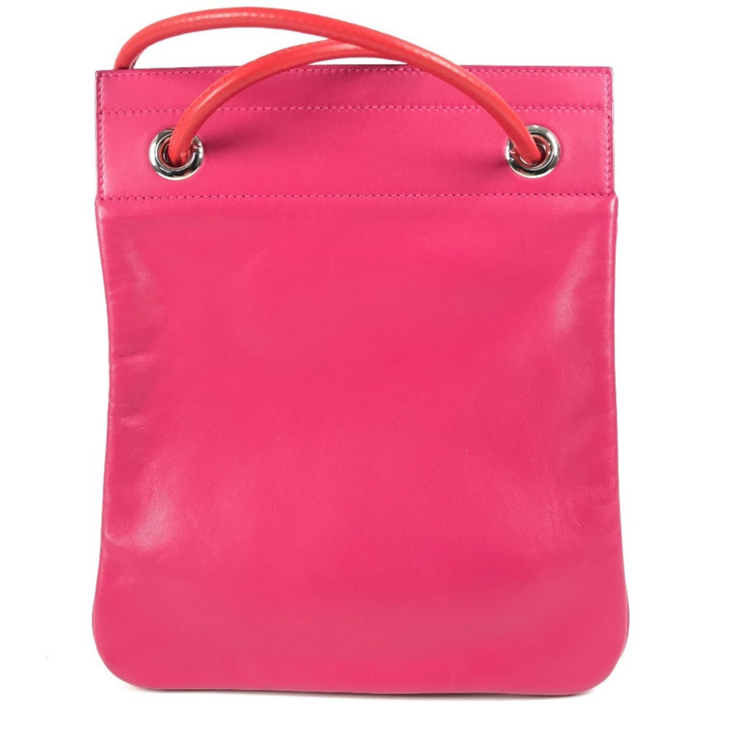 HERMES Bicolor Sac Aline 迷你粉紅皮革肩背包-1