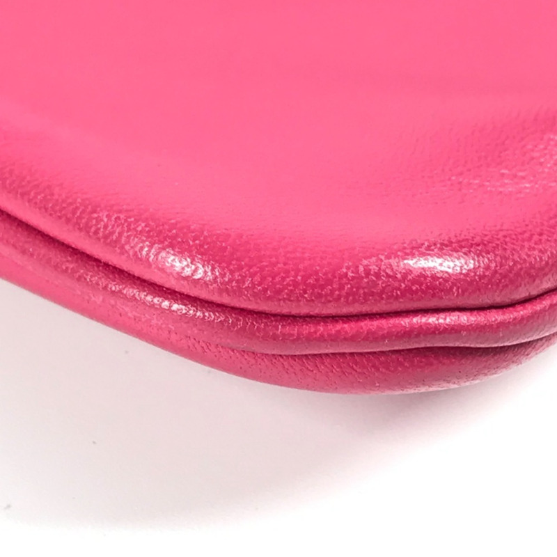 HERMES Bicolor Sac Aline 迷你粉紅皮革肩背包-6