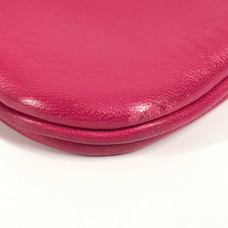 HERMES Bicolor Sac Aline 迷你粉紅皮革肩背包-7