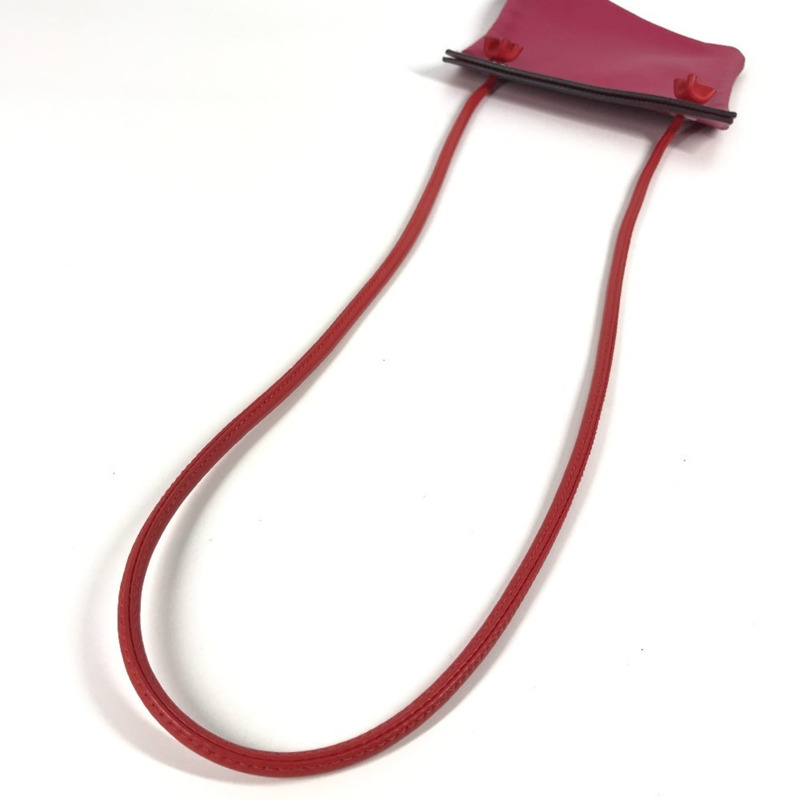HERMES Bicolor Sac Aline 迷你粉紅皮革肩背包-10