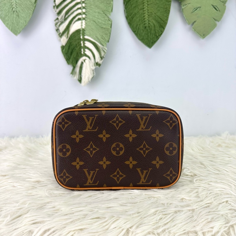 LV Nice Mini 老花化妝包 手拿包-5