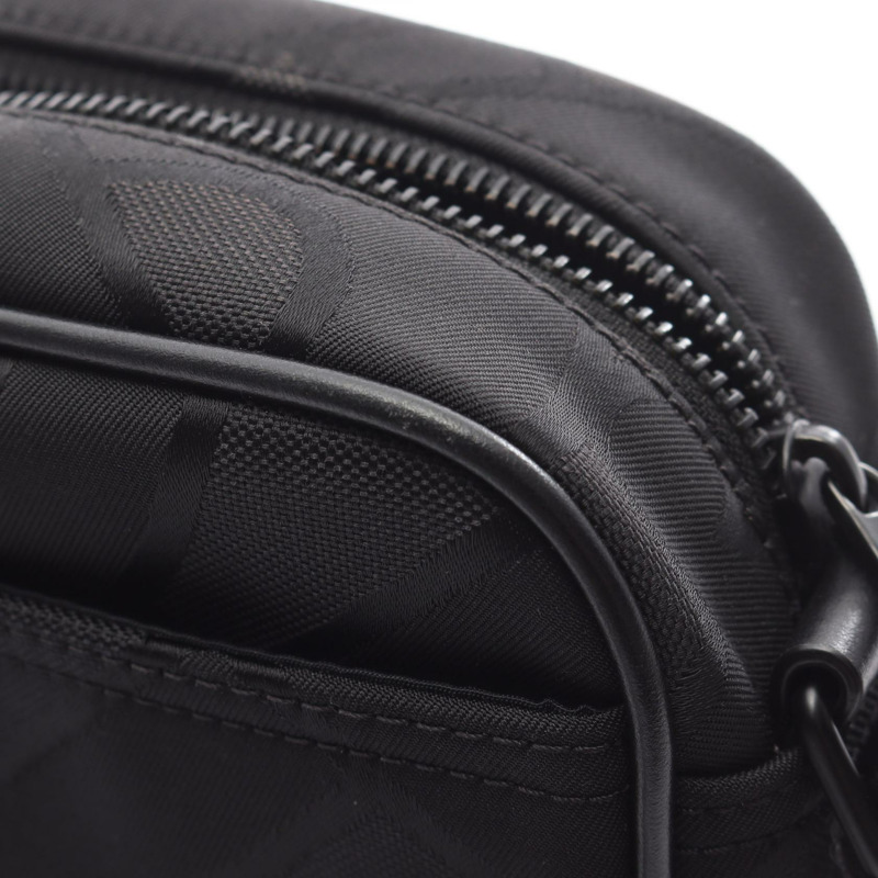 BURBERRY TB Monogram Paddy 單肩斜背包 8043708 尼龍黑色二手-8