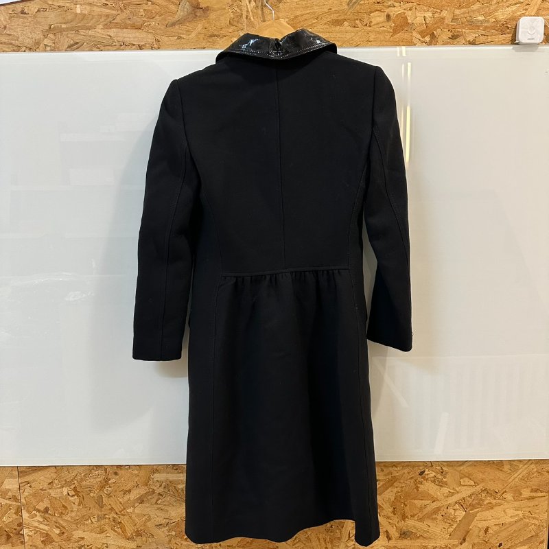 【美收精品】Dolce & Gabbana 黑紅拼接長版風衣外套 4-175【隔月月中將轉賣至日本 上架期限30天】-1