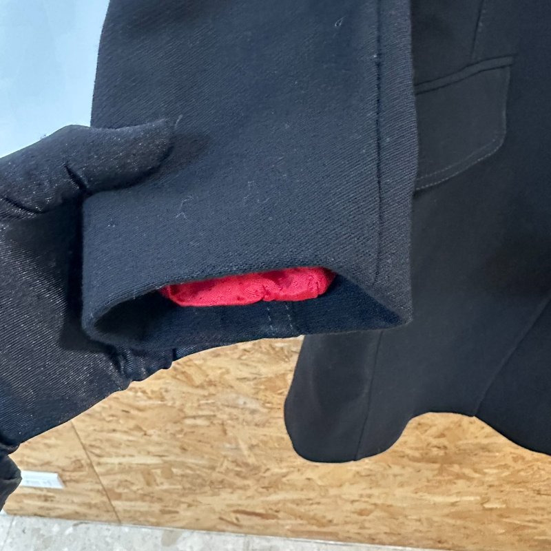【美收精品】Dolce & Gabbana 黑紅拼接長版風衣外套 4-175【隔月月中將轉賣至日本 上架期限30天】-7