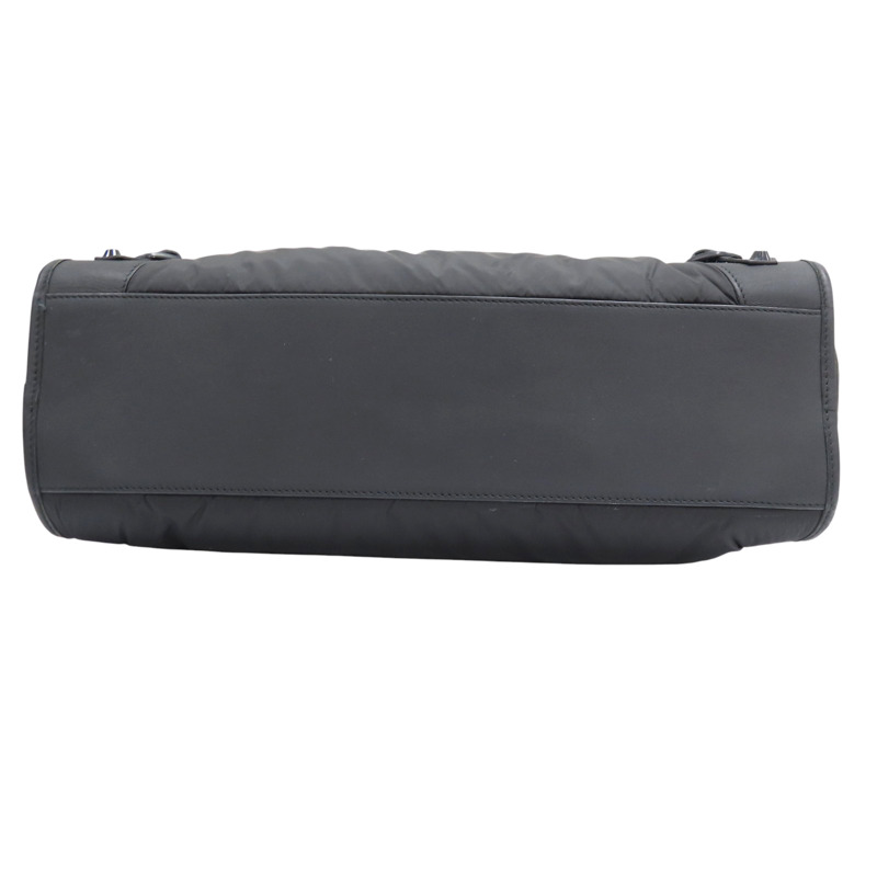 黑色 尼龍帆布 City 两用包【BALENCIAGA 巴黎世家】 115748-3
