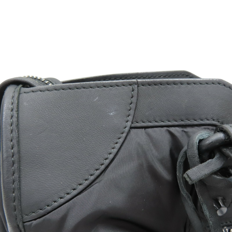 黑色 尼龍帆布 City 两用包【BALENCIAGA 巴黎世家】 115748-13
