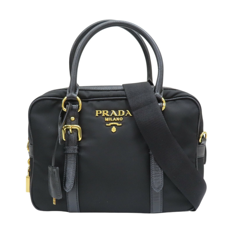 黑色 尼龍 肩背包 1BB088【PRADA 普拉達】 1BB088-0