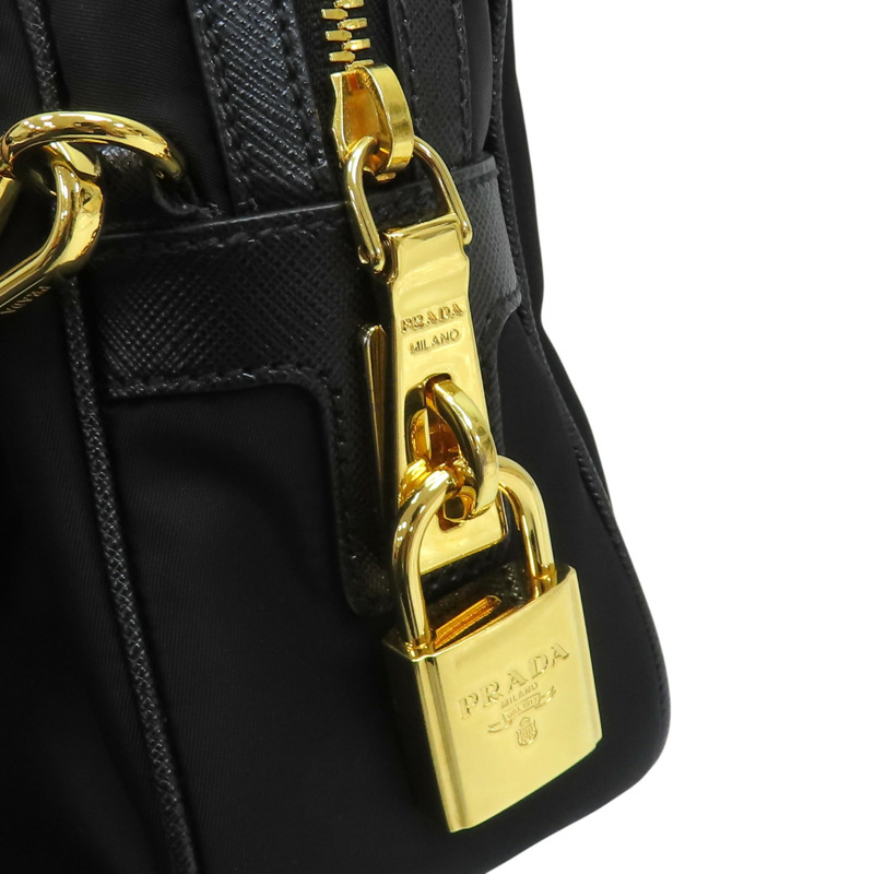 黑色 尼龍 肩背包 1BB088【PRADA 普拉達】 1BB088-10