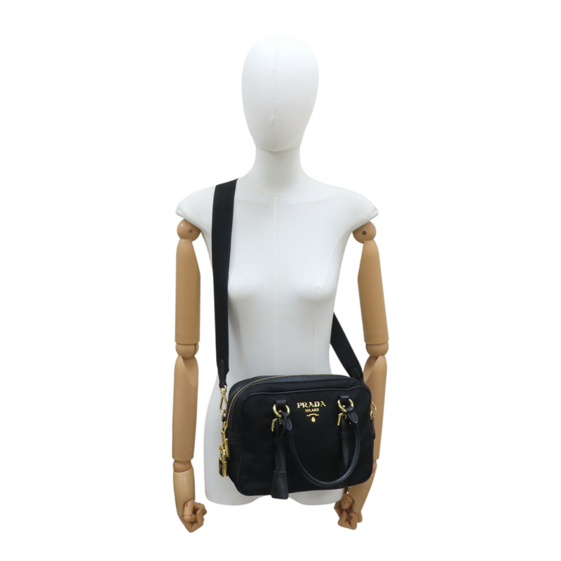 黑色 尼龍 肩背包 1BB088【PRADA 普拉達】 1BB088-14
