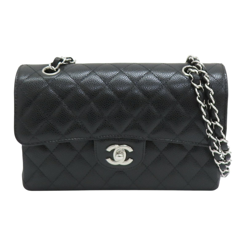 黑色 荔枝紋 牛皮 鍊帶 Matelasse 23 肩背包 A01113【CHANEL 香奈兒】 A01113-0