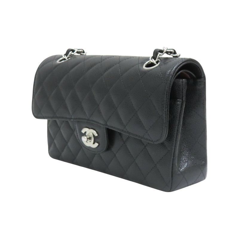 黑色 荔枝紋 牛皮 鍊帶 Matelasse 23 肩背包 A01113【CHANEL 香奈兒】 A01113-2