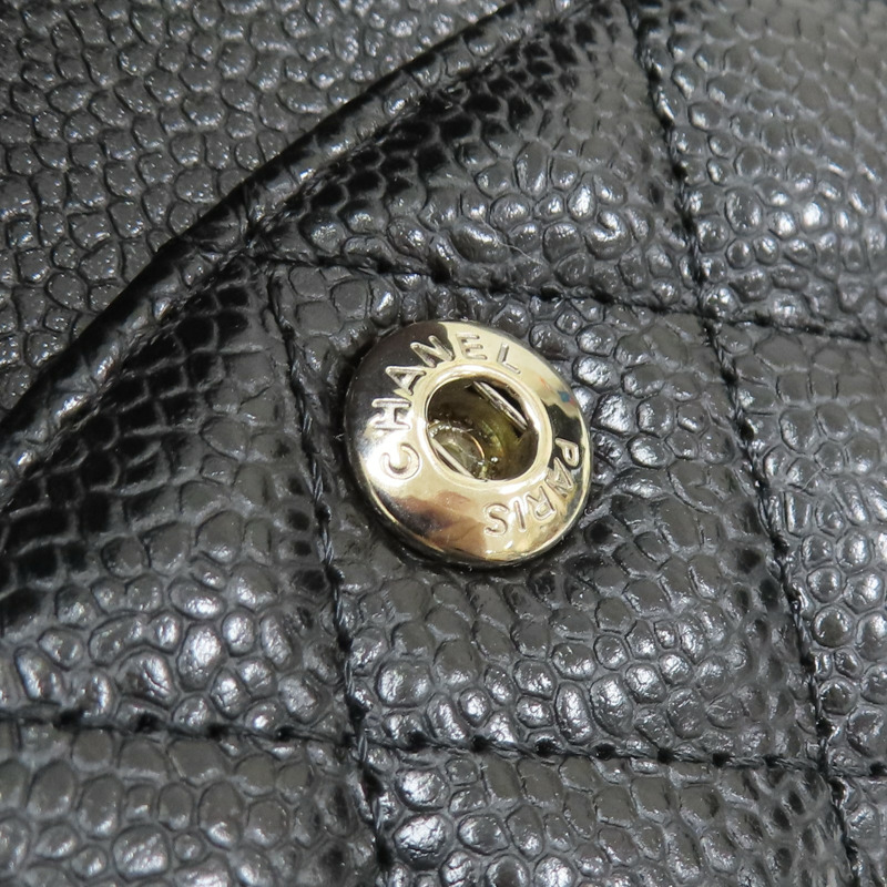 黑色 荔枝紋 牛皮 鍊帶 Matelasse 23 肩背包 A01113【CHANEL 香奈兒】 A01113-8