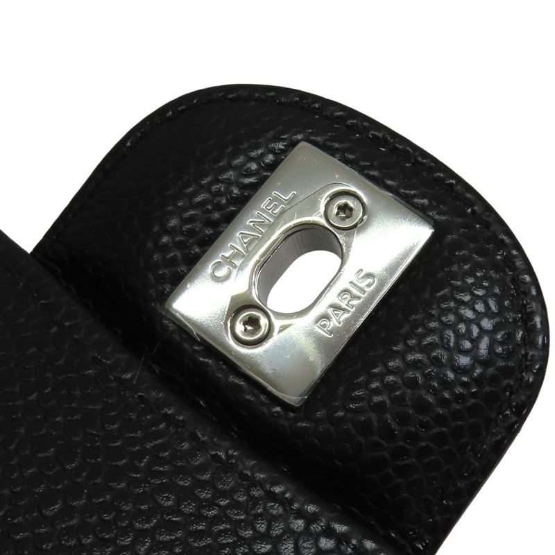 黑色 荔枝紋 牛皮 鍊帶 Matelasse 23 肩背包 A01113【CHANEL 香奈兒】 A01113-9