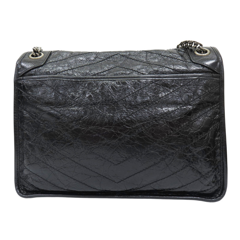 黑色 牛皮 NIKI 肩背包【SAINT LAURENT 聖羅蘭】 498883-1