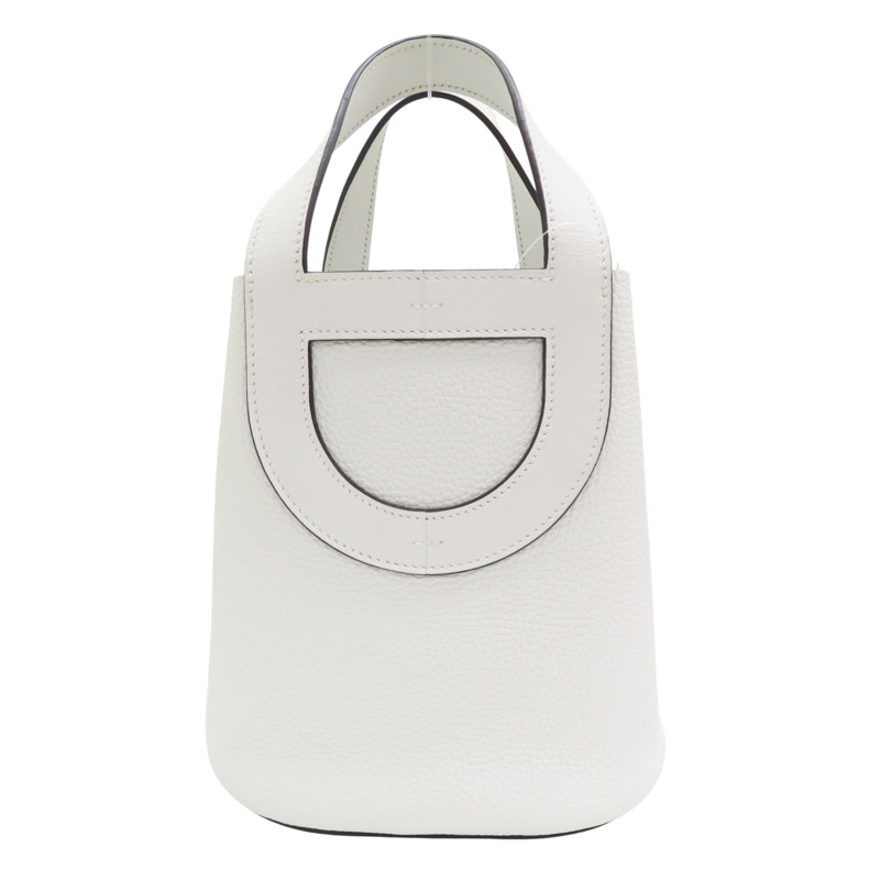 新白色 Taurillon牛皮 In The Loop 18 W刻 手提包【HERMES 愛馬仕】 W刻/New White-1