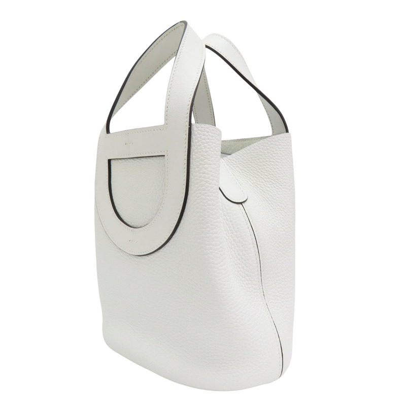 新白色 Taurillon牛皮 In The Loop 18 W刻 手提包【HERMES 愛馬仕】 W刻/New White-2