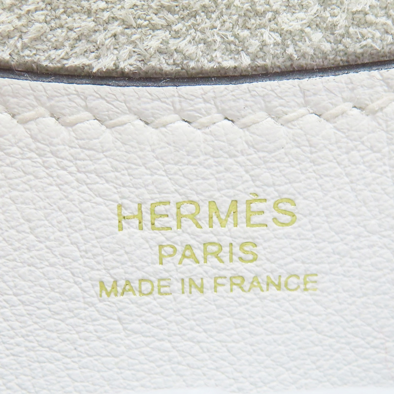 新白色 Taurillon牛皮 In The Loop 18 W刻 手提包【HERMES 愛馬仕】 W刻/New White-5