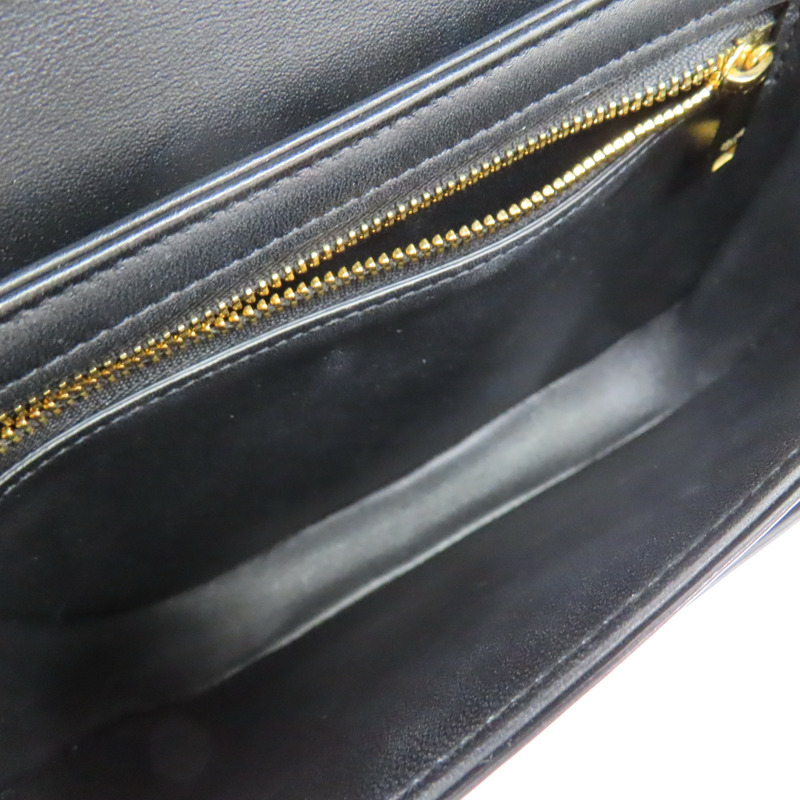 黑色 牛皮 肩背包【CELINE 賽琳】 110973-4