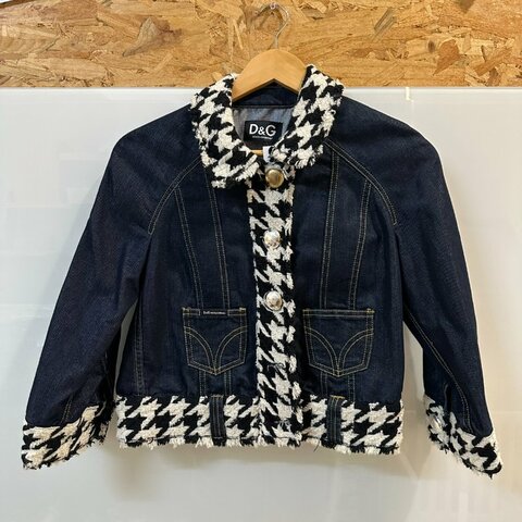 【美收精品】Dolce & Gabbana 乳牛牛仔外套 4-194【隔月月中將轉賣至日本 上架期限30天】