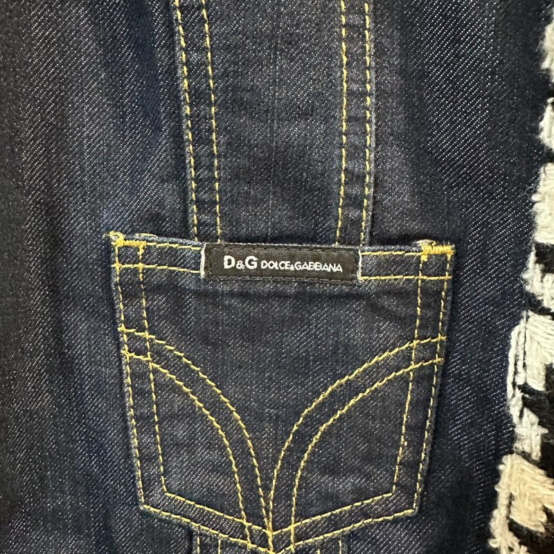 【美收精品】Dolce & Gabbana 乳牛牛仔外套 4-194【隔月月中將轉賣至日本 上架期限30天】-7