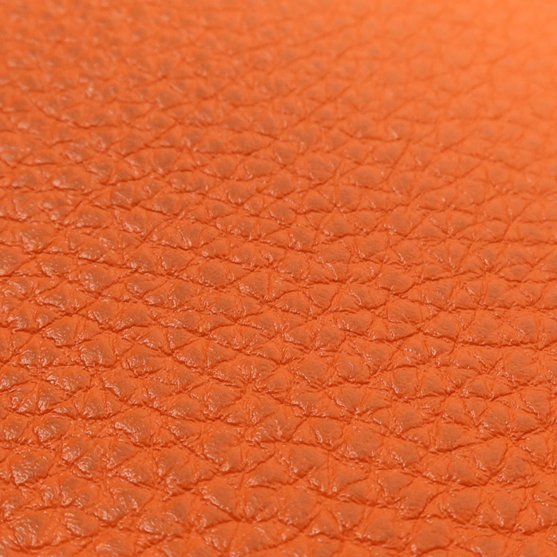 HERMES Togo皮革So Kelly 26銀扣肩背袋Feu-15