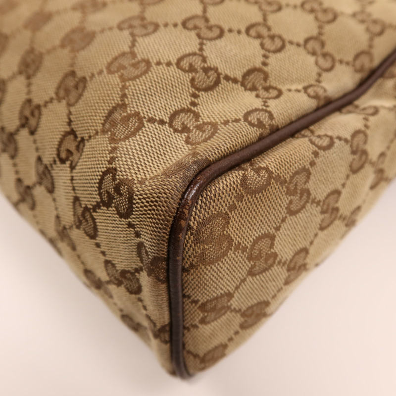GUCCI 帆布Shoulder Bag銀扣肩背袋-7
