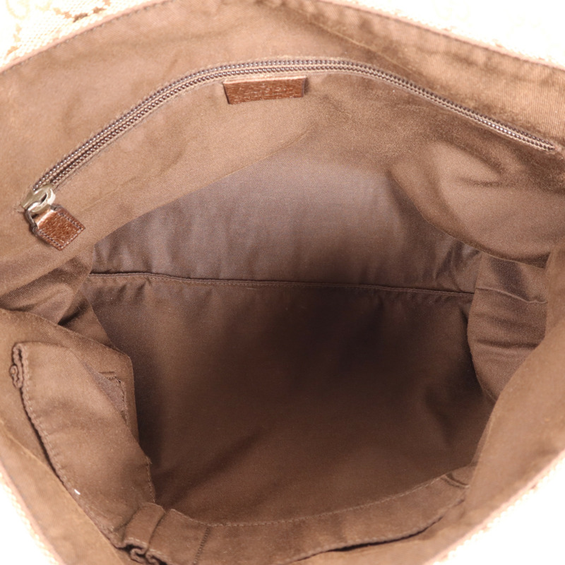 GUCCI 帆布Shoulder Bag銀扣肩背袋-15