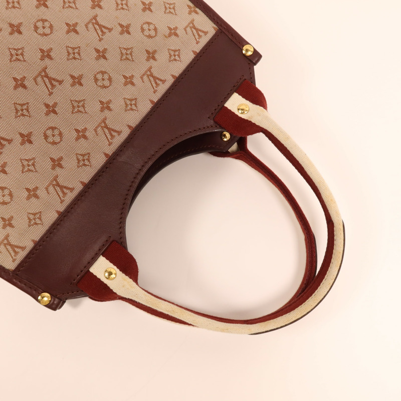 LOUIS VUITTON Monogram Mini Sac Kathleen金扣手挽袋-7