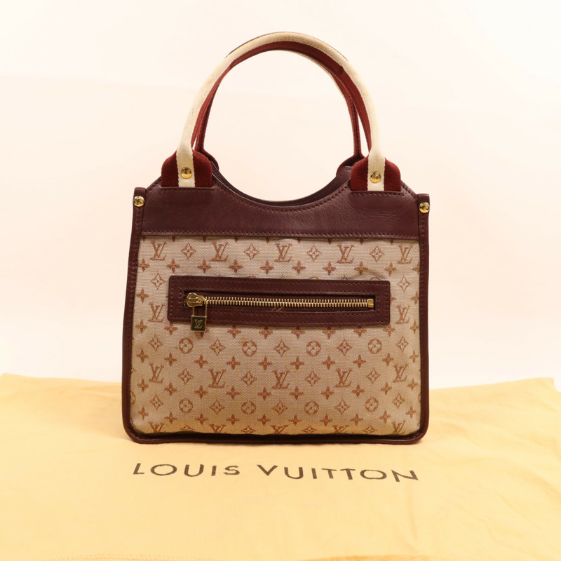LOUIS VUITTON Monogram Mini Sac Kathleen金扣手挽袋-8