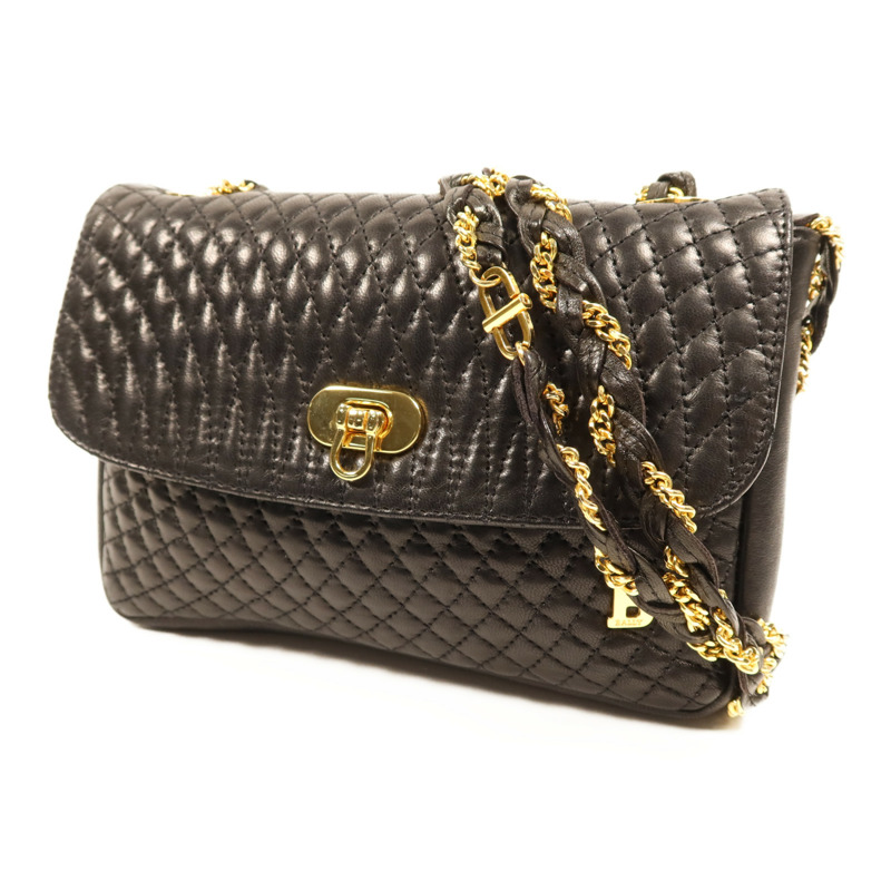 BALLY 羊皮皮革Chain Shoulder Bag金扣鏈帶肩背袋-2