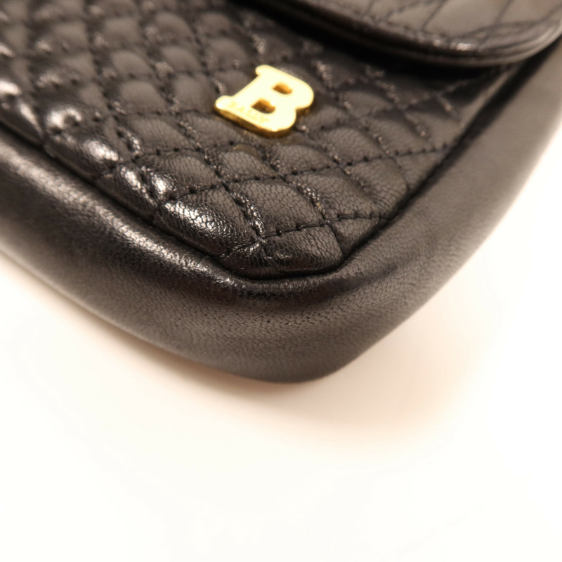 BALLY 羊皮皮革Chain Shoulder Bag金扣鏈帶肩背袋-11